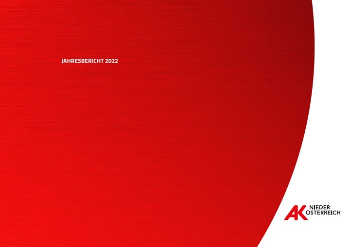 Cover AK Niederösterreich-Jahresbericht 2022 © Claudia Rauch-Gessl, AK Niederösterreich